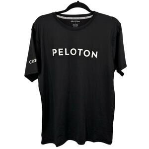 Peloton Shirt Century Club 100 Rides T-Shirt Size Medium Black Top Unisex